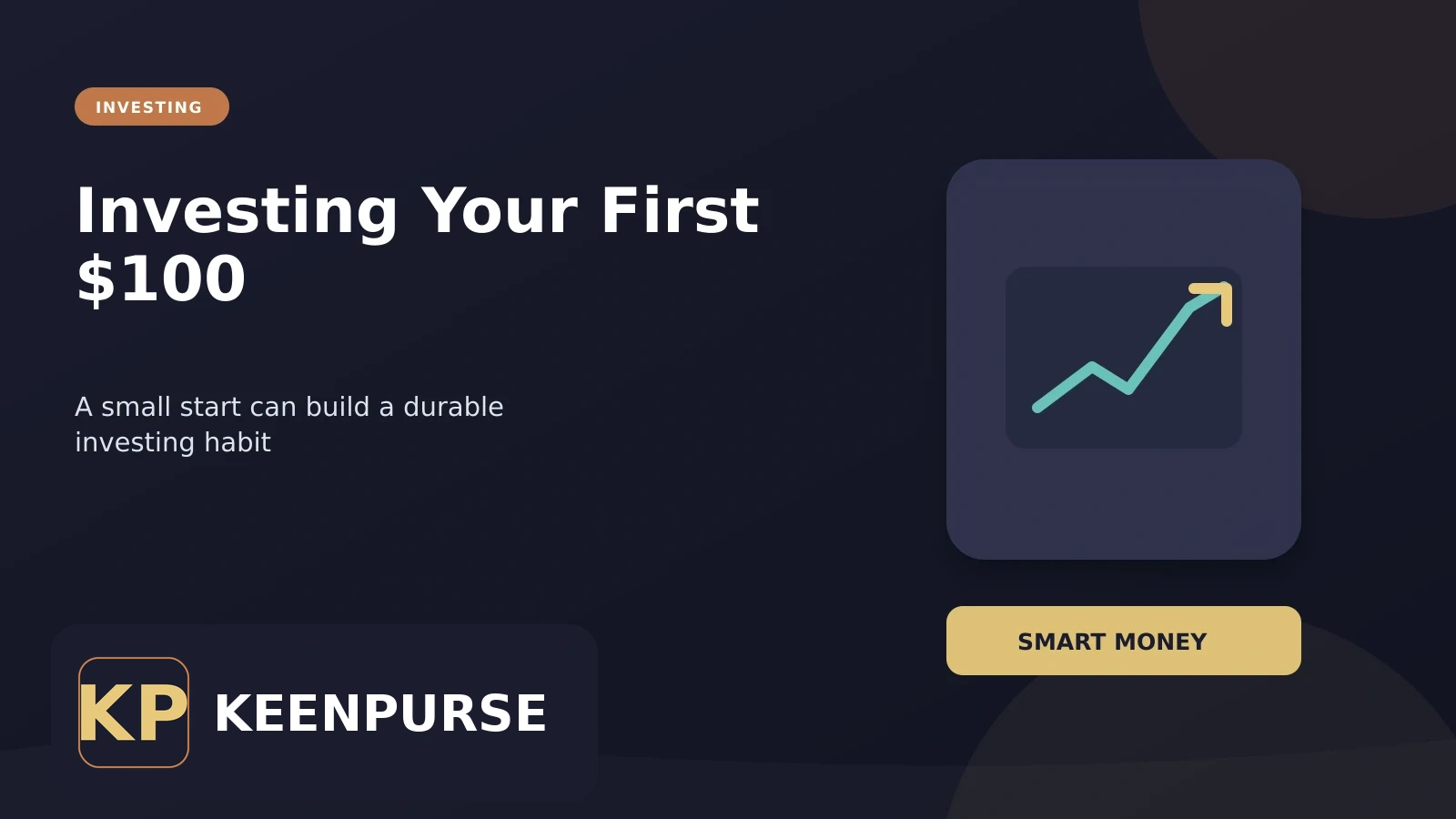 KeenPurse featured image: Investing for Complete Beginners: Your First $100