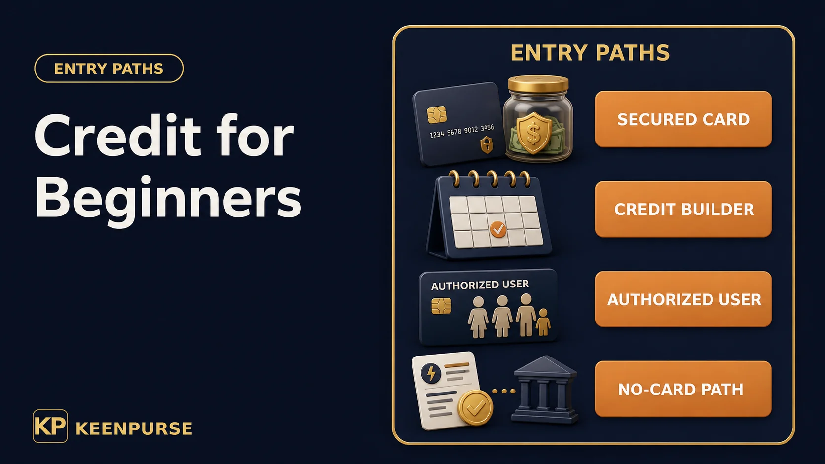 How to build credit for beginners: establishing vs improving