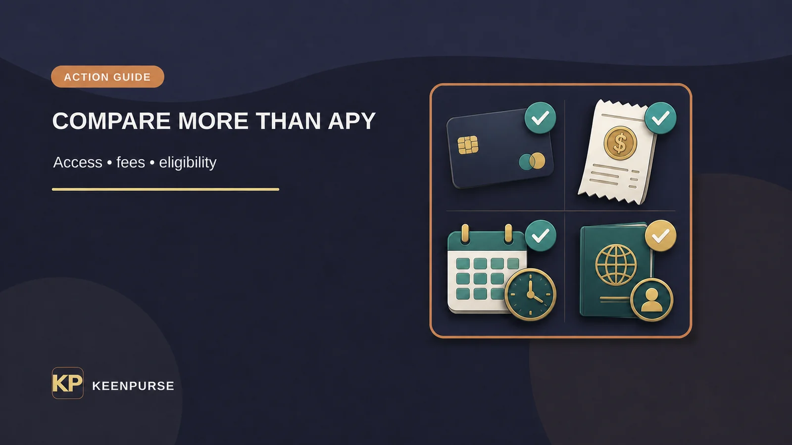 High yield savings account — checklist for comparing terms beyond APY