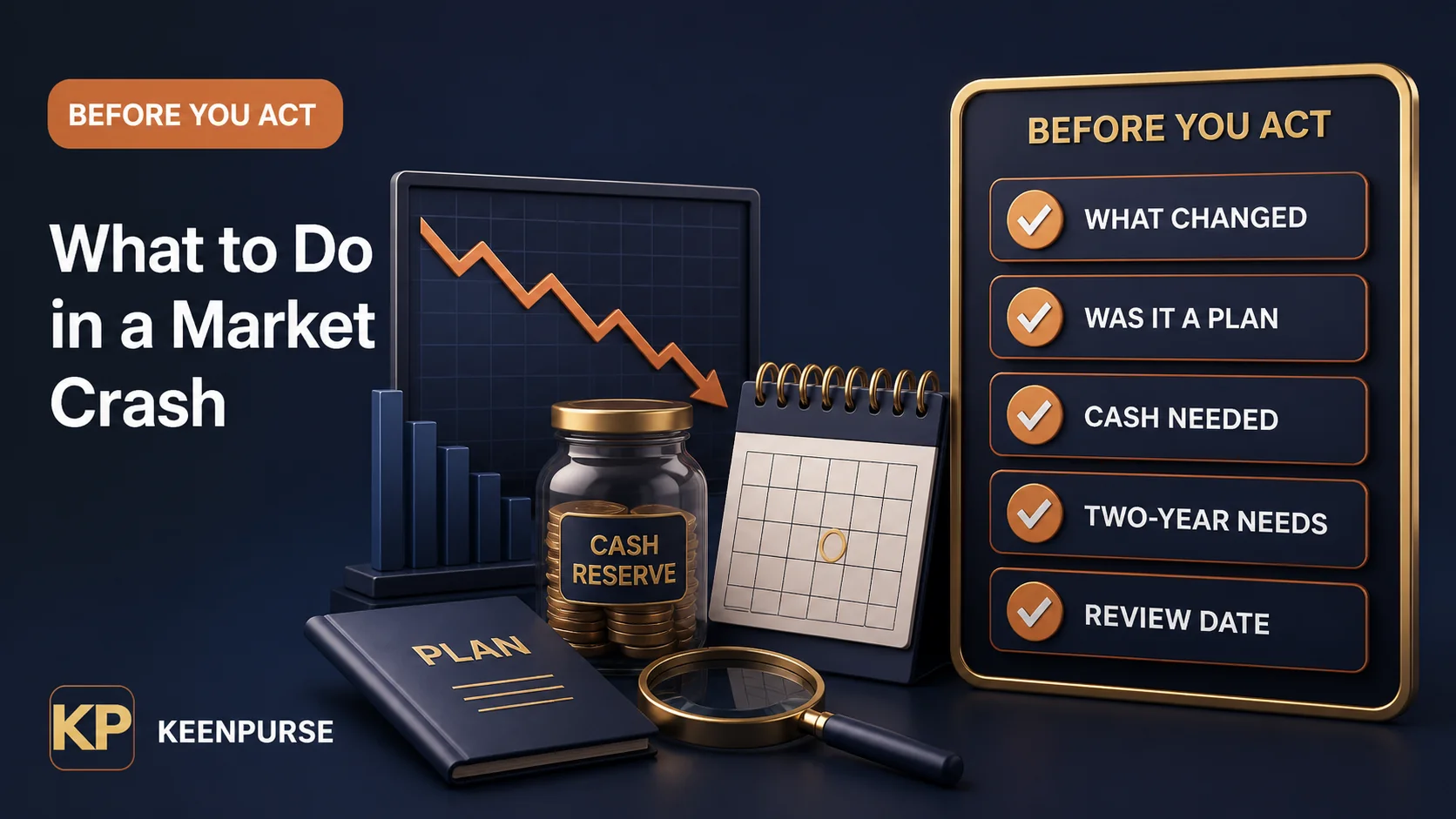 What to do in a market crash: before you act