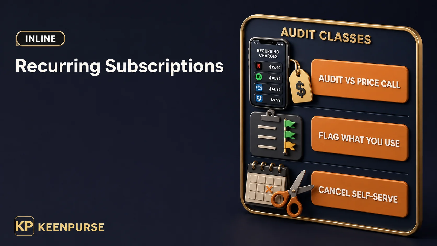 How to cut subscriptions: audit vs price call